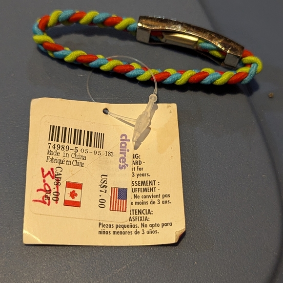 Rare One Direction Friendship Bracelet I Heart Liam. New With Tags From Claire's - Picture 2 of 2